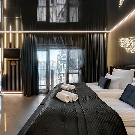 Appart hôtel Nadmotlawie Hollywood Jacuzzi By Downtown Gdańsk
